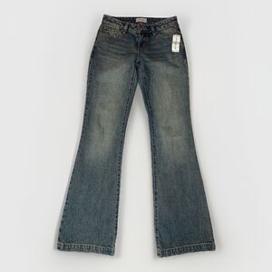 Pacsun Women's Jeans Low Rise Straight Size 22 Black/Grey Denim 28 Inseam